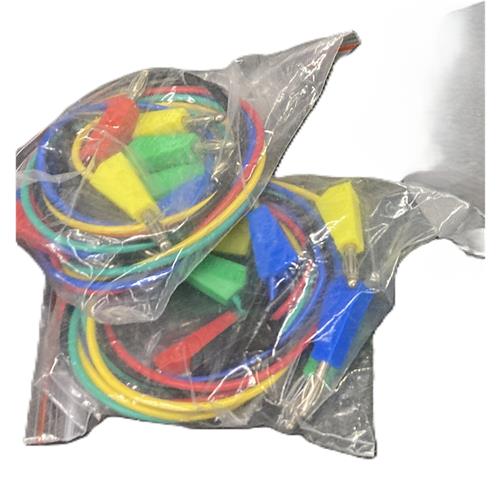CONNECTOR BANANA PLUG CABLE KIT SET OF 5