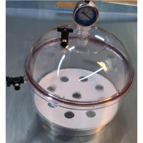 DESICCATOR DIA. 250 MM INCLUDES VACUUM ATTACHMENTS