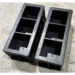 MOULD -CUBE  70.7 MM, THREE GANG – PLASTIC LIGHTWEIGHT MIN 6