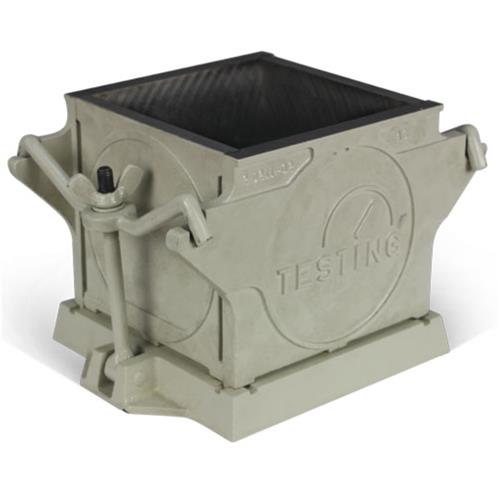 MOULD -CUBE 150MM, CAST IRON, FOUR PARTS-2 BOLT; EN; BS (MIN 9)