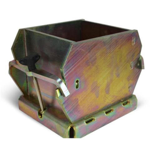 MOULD -CUBE 150MM, STEEL, FOUR PARTS-2 BOLT; EN; BS (MIN 9)