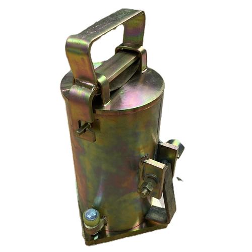 MOULD -CYLINDER DIA. 100 X 200 MM, STEEL, LEVER ACTION- SPRING LOADED LID