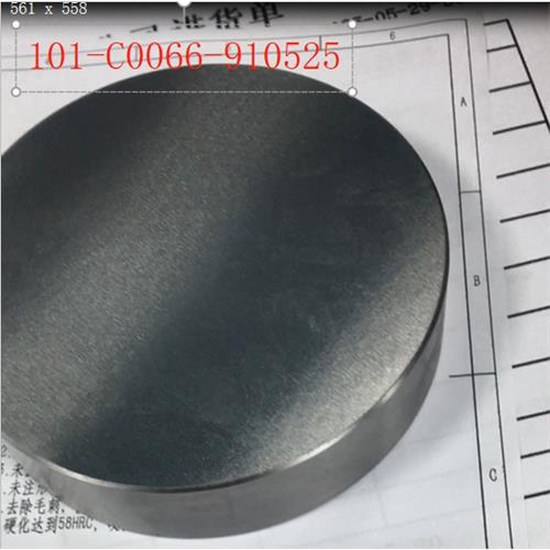 PLATEN CUSTOM SIZES 58 HRC FOR ROCK COMPRESSION