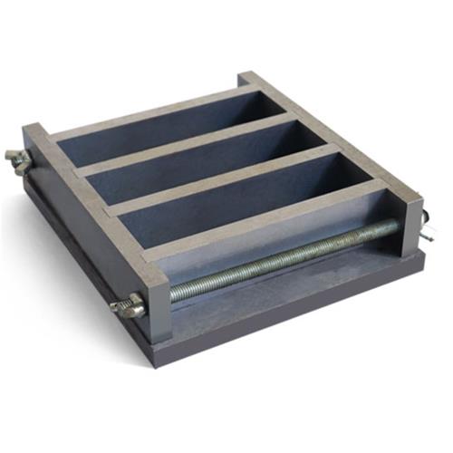 MOULD -PRISM 40 X 40 X 160MM, THREE GANG STEEL