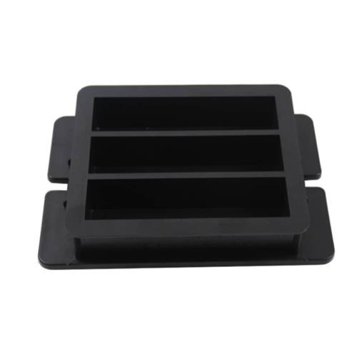 MOULD -PRISM 40 x 40 x 160MM, THREE GANG, PLASTIC, MIN ORDER QTY 12