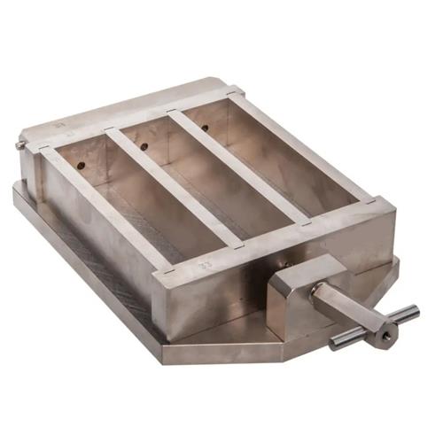 MOULD -PRISM 40.1 X 40 X 160MM,THREE GANG STEEL C/W SHRINKAGE INSERT PRECISION