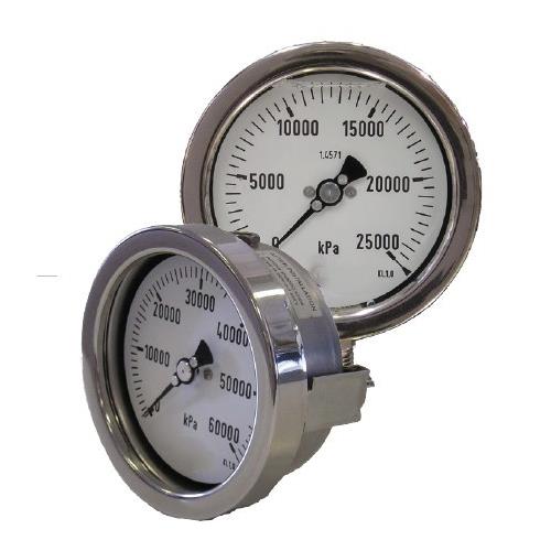 GAUGE – PRESSURE  70MPA DIA 160MM 1/2″BSP BOTTOM ENTRY