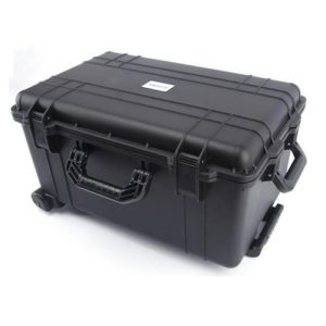 Case heavy Duty 625x420x340mm – Black, with wheels and travel handle