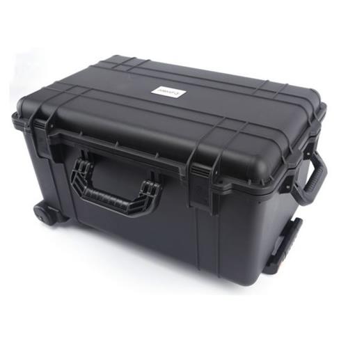 Case heavy Duty 625x420x340mm – Black, with wheels and travel handle