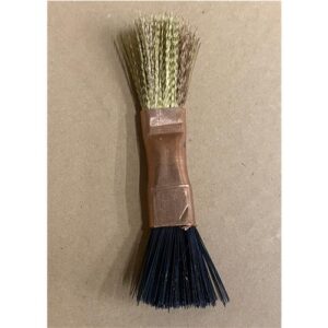 BRUSH -SIEVE DOUBLE ENDED BRASS/NYLON