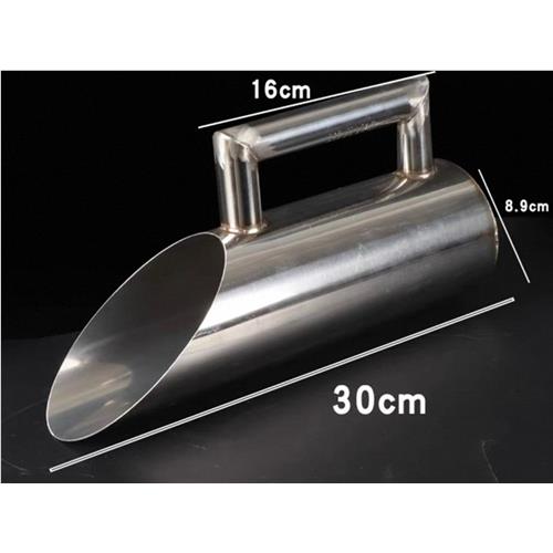 SCOOP; ROUND; 2000 ML, STAINLESS STEEL (5KG)