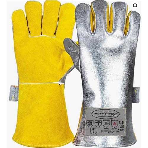 GLOVES – MULTILAYER KEVLAR ALUMINIZED HEAT RESISTANT
