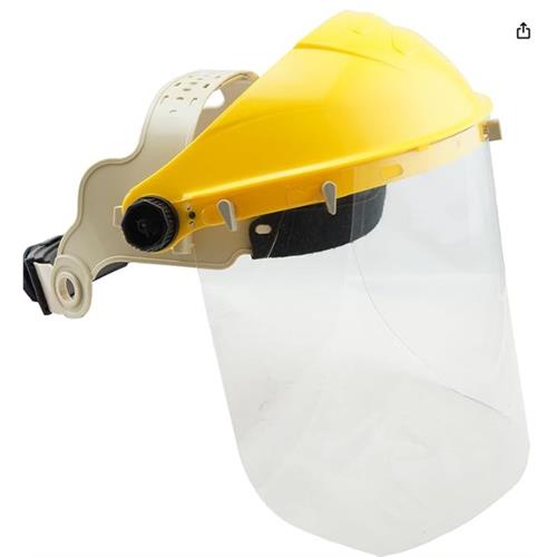 FACE SHIELD WITH 1.0 MM CLEAR LENS