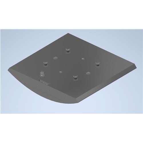 MATEST HEATED ROLLER FOR MOULD 305 Curved Face X 400 MM Wide